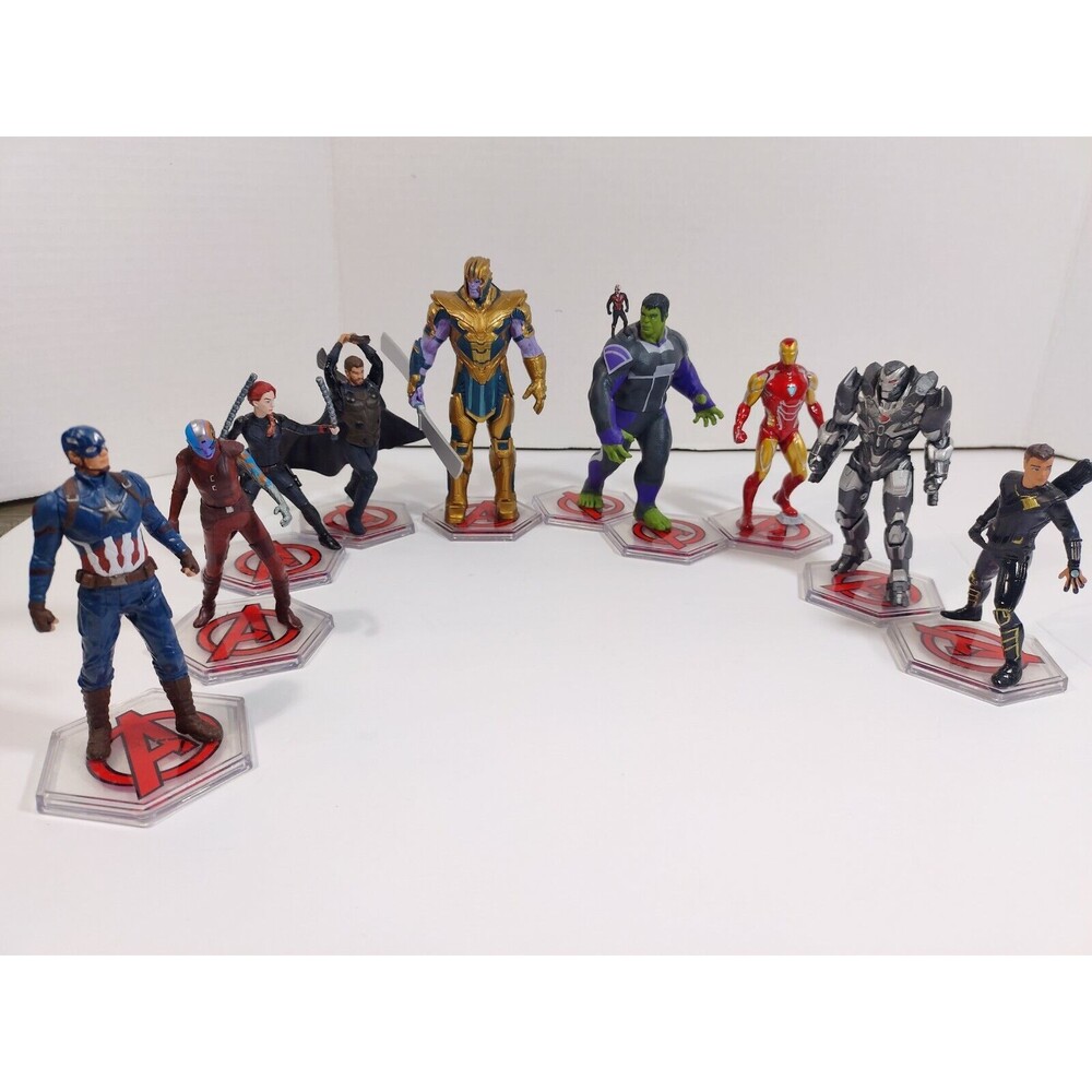 Disney Marvel Avengers Endgame Figures Lot Of 9